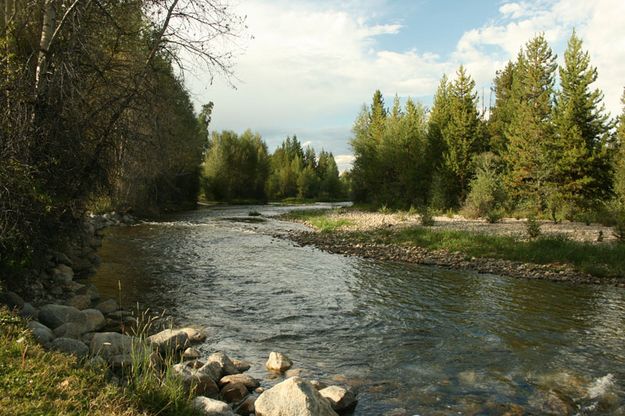 Pine Creek. Photo by Dawn Ballou, Pinedale Online.