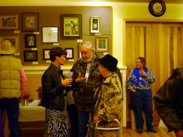 Artists Reception. Photo by Charmian McLellan.