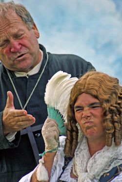 Tartuffe on the turf. Photo by Megan Rawlins, Pinedale Roundup.