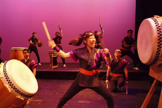 San Jose Taiko. Photo by Pinedale Fine Arts Council.