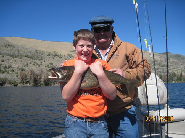 Isaac Loftus and Jim Ostreich. Photo by Joe Zuback.