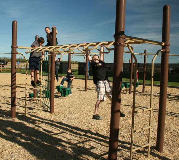 Playground. Photo by Dawn Ballou, Pinedale Online.