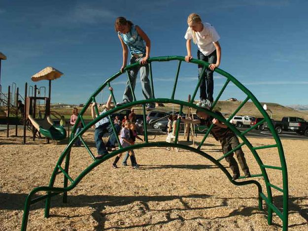 Playground. Photo by Dawn Ballou, Pinedale Online.