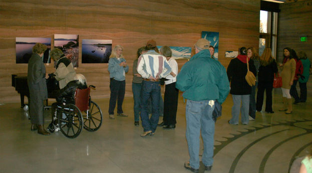 Artists Reception. Photo by Dawn Ballou, Pinedale Online.