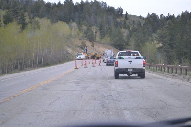 Rim Road Construction. Photo by Joy Ufford.