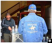 Bear Catcher gets a Beer. Photo by Terry Allen.