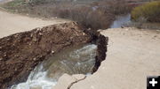 Road gone. Photo by Kathy Raper.