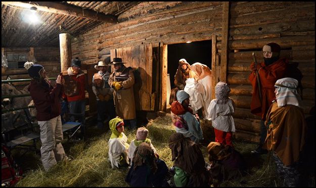 Welcomed by Wise Men and Shepherds. Photo by Terry Allen.