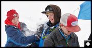 Snowball Fight. Photo by Terry Allen.