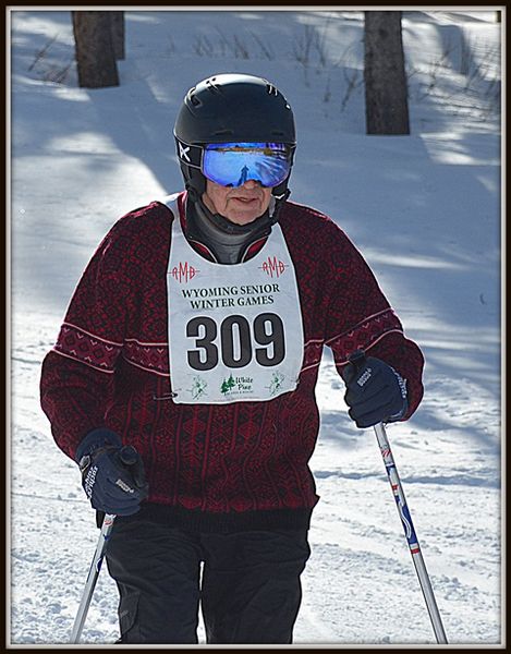 Doc Johnston on Slalom Course. Photo by Terry Allen.