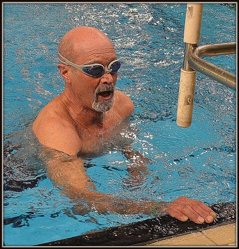 Doc Breathing Hard. Photo by Terry Allen.