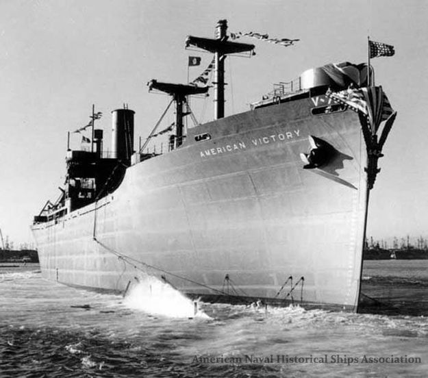 SS American Victory. Photo by Historic Naval Ships Association.