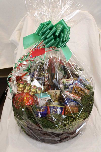 Gift Basket of Chocolate Goodies. Photo by Pinedale Online.