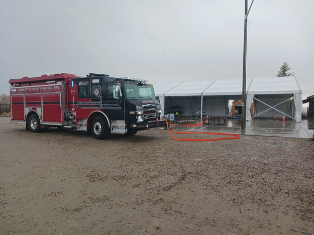 Sublette County Unified Fire truck. Photo by Museum of the Mountain Man.