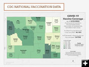 WY vaccine coverage. Photo by Wyoming Department of Health.