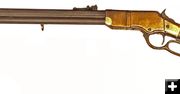Wood Replica 1860's Henry Rifle. Photo by Museum of the Mountain Man.