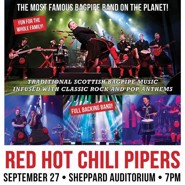 Red Hot Chile Pipers Sept 27. Photo by Pinedale Fine Arts Council.