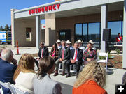 Dignataries. Photo by Dawn Ballou, Pinedale Online.