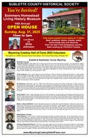 2025 Sommers Homestead Open House